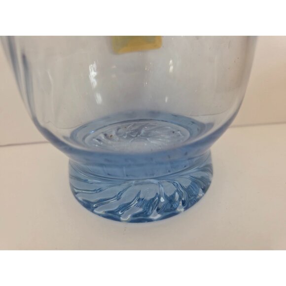 Set Of 4 Libbey Misty Blue Double Rocks Glass Tumblers New 12 avail - Picture 3 of 9